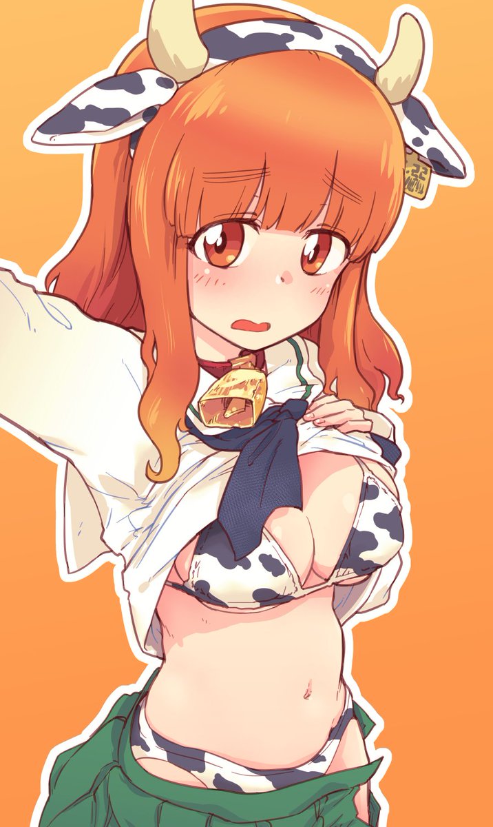 武部沙織 「モォ～ 」|monolithのイラスト