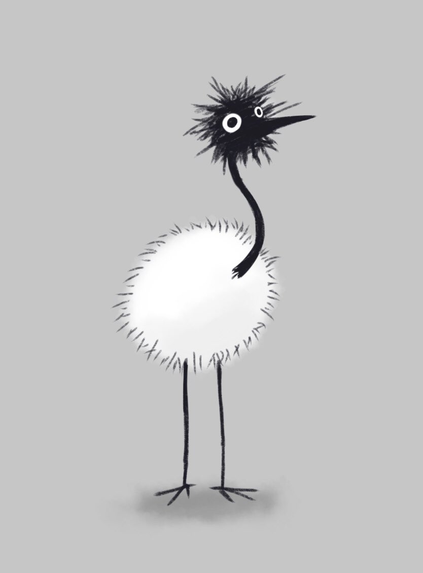 Grumpiesta's tweet photo. I shall name him: Birby McFrazzled. Or just Birb for short.

#art #artwork #sketch #ArtistOnTwitter #digitalart #procreateart #bird #cute #drawing #Procreate #Sketching #Birb #WIP #conceptart #concept https://t.co/xRKYQpeHwb