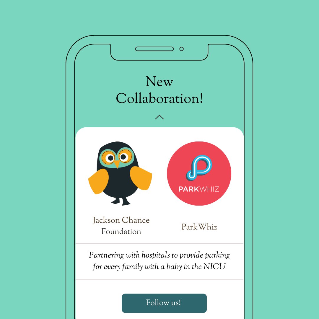 We are thrilled to announce our partnership with ParkWhiz! You can now search for parking AND learn more about donating to Jackson Chance Foundation to help make sure every NICU family has parking while their little one is in the NICU. ⁠
⁠