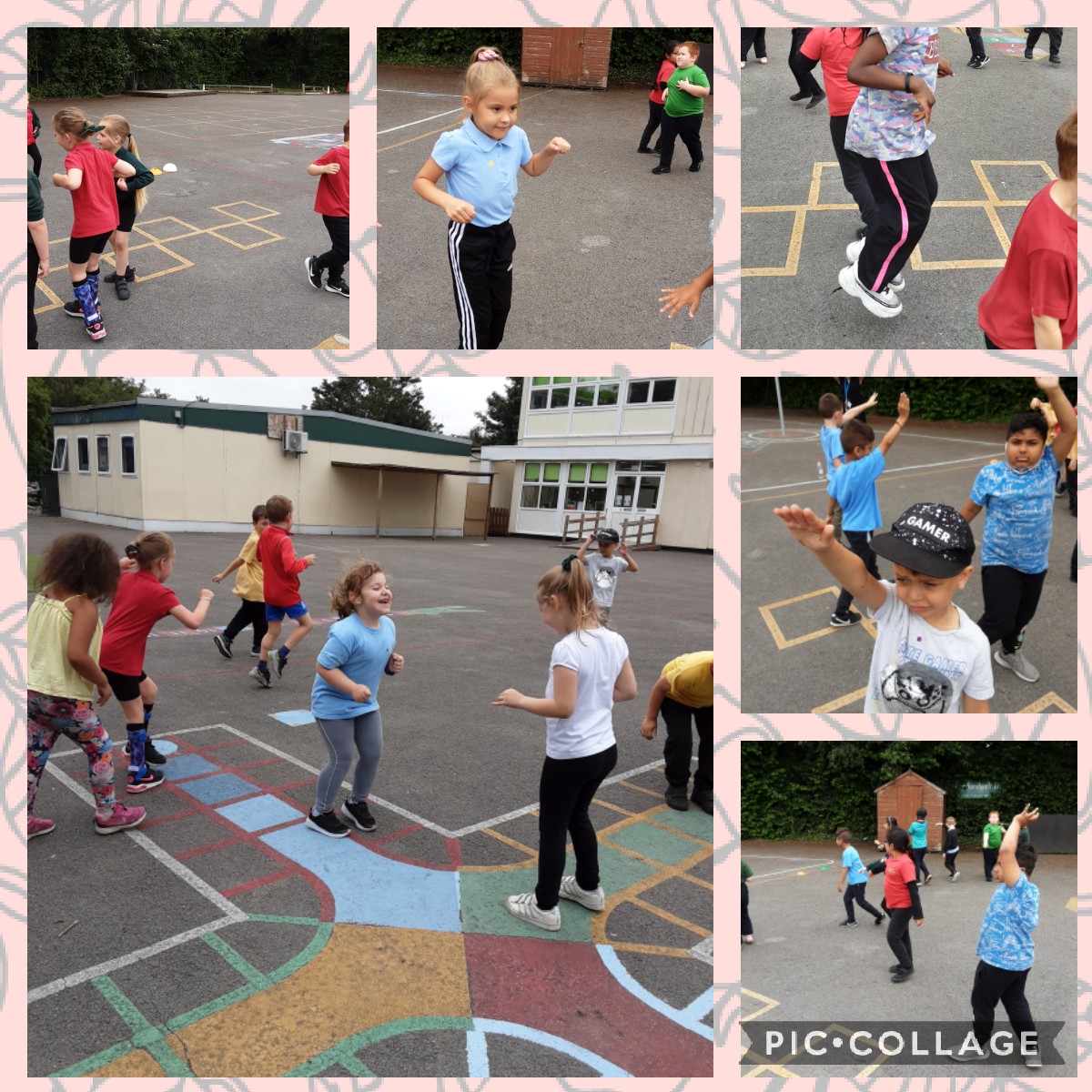 timbertreeaca's tweet image. #year1 being animals in PE