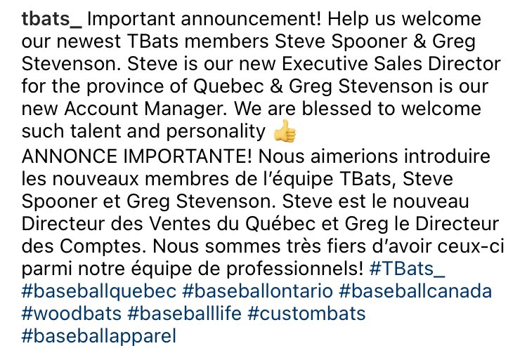 TBats_'s tweet photo. Important announcement / TBats - Crafted For Icons #tbats_ #baseball #baseballbats #woodbats #custombats #baseballcanada #baseballontario #baseballquebec #littleleaugue #baseballapparel #baseballlife #mlb #homerun #playball 👇👇 https://t.co/hfXE9W6waY