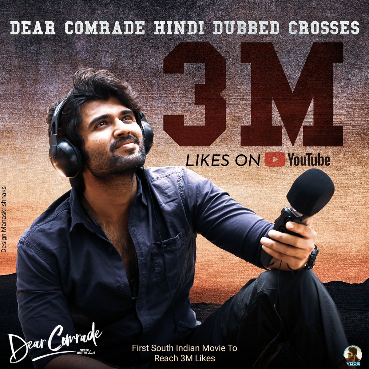 VDTrendsOffl's tweet photo. Special Edit By: @Manaskrishnaks 

#3MLikesForDearComradeHindi
@TheDeverakonda #VijayDeverakonda https://t.co/Qsdzv0fYgY