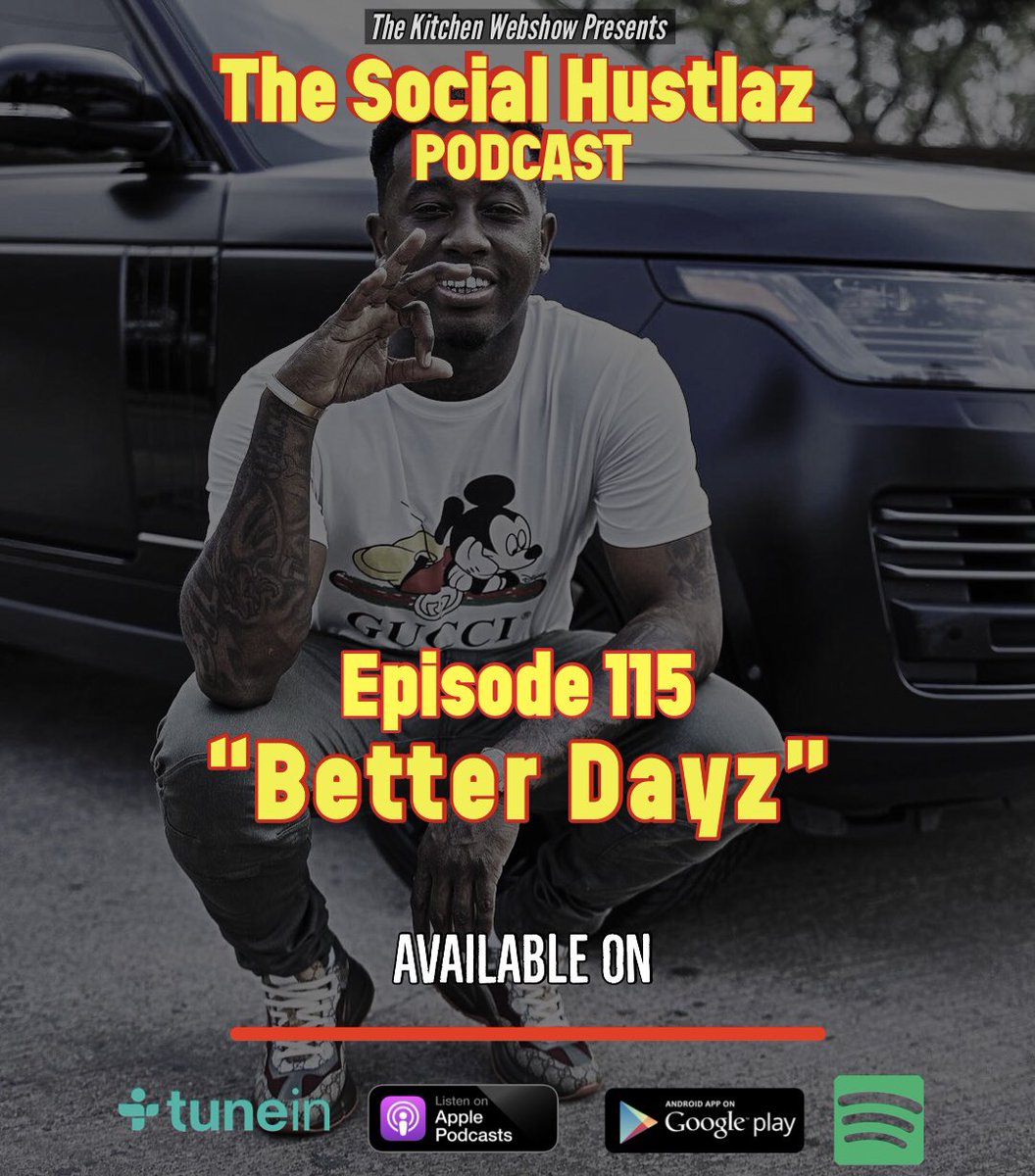 iKeithDJack's tweet photo. 🚨The Social Hustlaz PODCAST 🚨
Episode: 115
“Better Dayz”

|Topics|
•Og Bobby Billions Outside remix breakdown 
•New Texas Laws
•Wedding edict &amp; much more

Please Follow
@SocialHustlaz 
🎧: LISTEN

https://t.co/ThMDH6TxCY https://t.co/CE9Vgesrtn