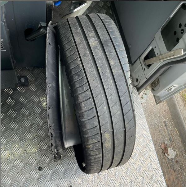 This morning we had a #customer who had a puncture on the motorway, they managed to get somewhere safe for our technician to meet them and we changed a 205/45R17 #tyre for them on their <a href="/MINIUK/">MINI UK</a> Cooper. The customer was then safe to get on their way😀 #hometyre #Preston