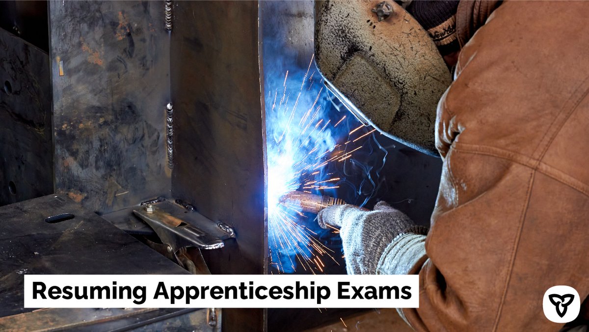 Apprenticeship exams in Ontario are reopening. Spaces are limited as we comply with public health unit guidelines. Contact your local exam centre for availability.

ontario.ca/page/finish-ap…
