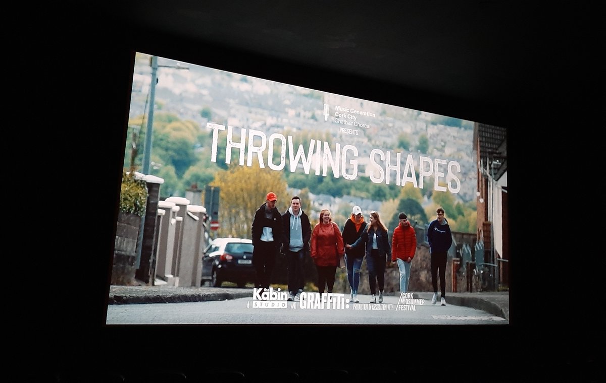 ArcCinemaIRE's tweet photo. We were absolutely thrilled to have the red carpet rolled out today at Gate Cork 📽️🎤 For the advance screening of The Kabin Studio Cork's THROWING SHAPES. Such amazing local talent on our Screen 1! 

Available to watch below from FRI 25 JUNE @ 6pm
https://t.co/T1kuRDiS0c https://t.co/W5f2k8z9F6