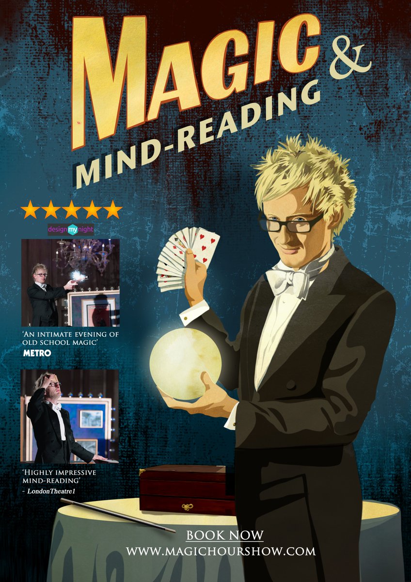SonicMiddleton's tweet photo. Magic &amp; Mind-Reading returns - featuring new illusions! 
Saturday 3rd July at The Dilly #PiccadillyCircus.
https://t.co/UBH12yZDeP
Already over half full for our opening night 🥂😎 !
#magic #theatre #nightlife #whatson #London #experience #luxury #5star #hogwarts #illusion #new https://t.co/dKEr9kcJot