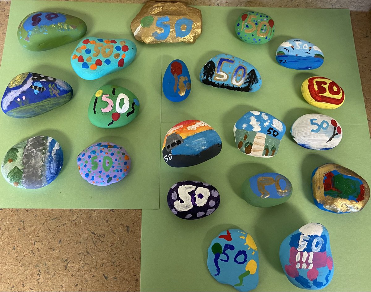 Burt412's tweet photo. Thank you @townofparadise for providing us with paint supplies to create our rock art! #paradiserocks! @paradiseelem https://t.co/DmW0ucDAOl