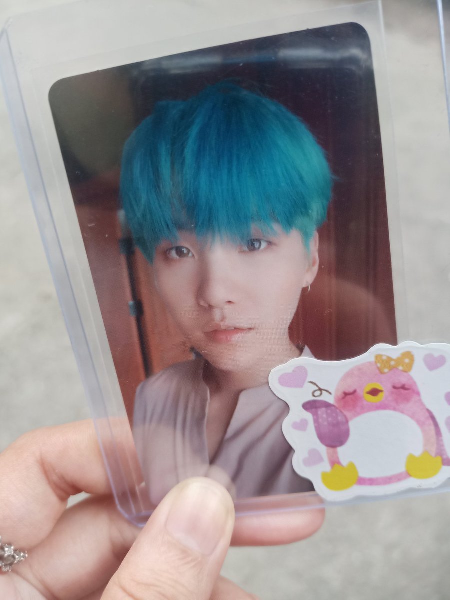 ImwithChu's tweet photo. Thank you @borahaephshop for this Yoongi pc! π https://t.co/K8xfYvFTMv