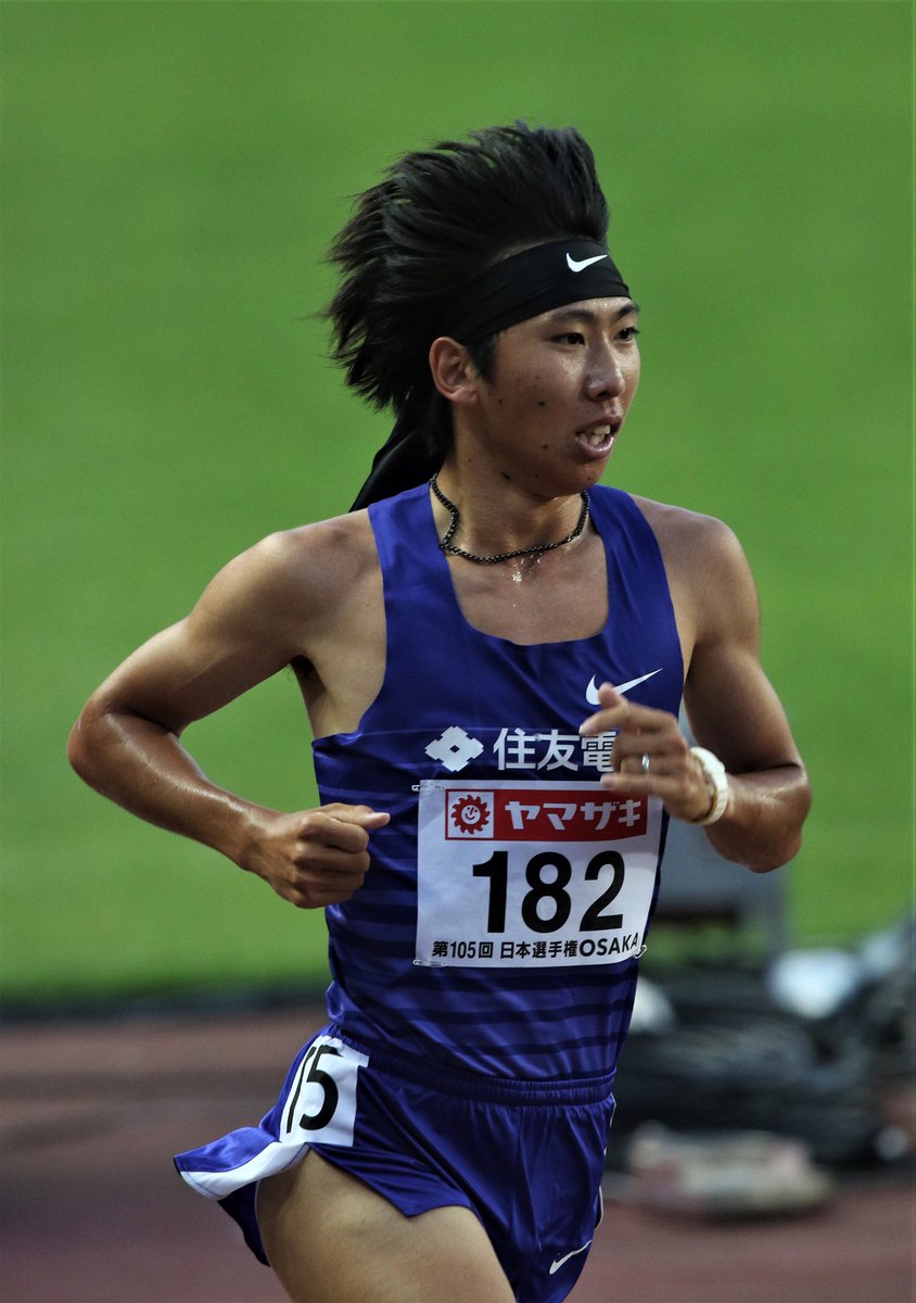 皇帝 в Twitter: &quot;【速報】 #日本選手権 男子5000m 優勝🏆️ 遠藤 日向 (住友電工) 13:28:67 すいません 遠藤君しか見てませんでした  最後は胸つまりました… &quot;