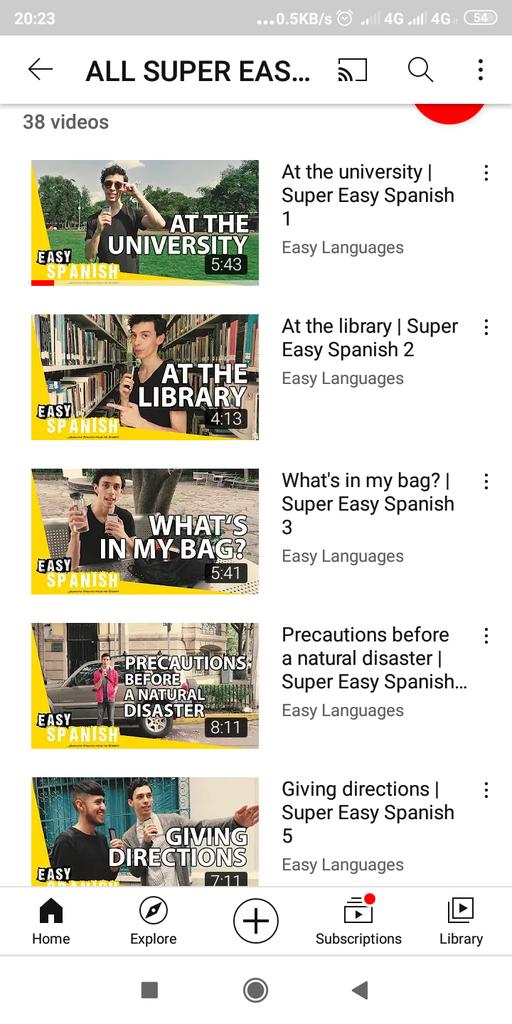 harlizadea's tweet photo. Yang suka nonton video bisa nonton di Youtube:
1. Super Easy Spanish
2. Easy Spanish
3. Spanishpod101
4. Butterfly Spanish

Menurutku mereka gak ngebosenin sih ngajarnya 😁 apalagi Easy Spansih https://t.co/YKW0whYdz6