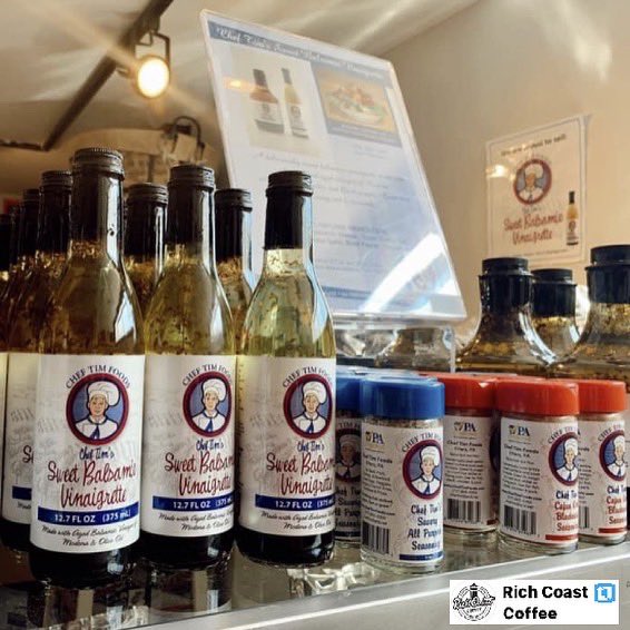 ChefTimFoods's tweet photo. Awesome!! Thanks for the Shout-Out Rich Coast Coffee - Retail Outlet!! #CustomerShoutOut #ThankYou
#ChefTims #SweetBalsamic #Vinaigrette
#GlutenFree #familyowned
#ChefTimsDressing #PaPreferred
#ShakeShakeShakeDontRefrigerate
#RichCoastCoffee
#ChefTimFoods #BuyLocal #ShopLocal https://t.co/P4oOF47poZ