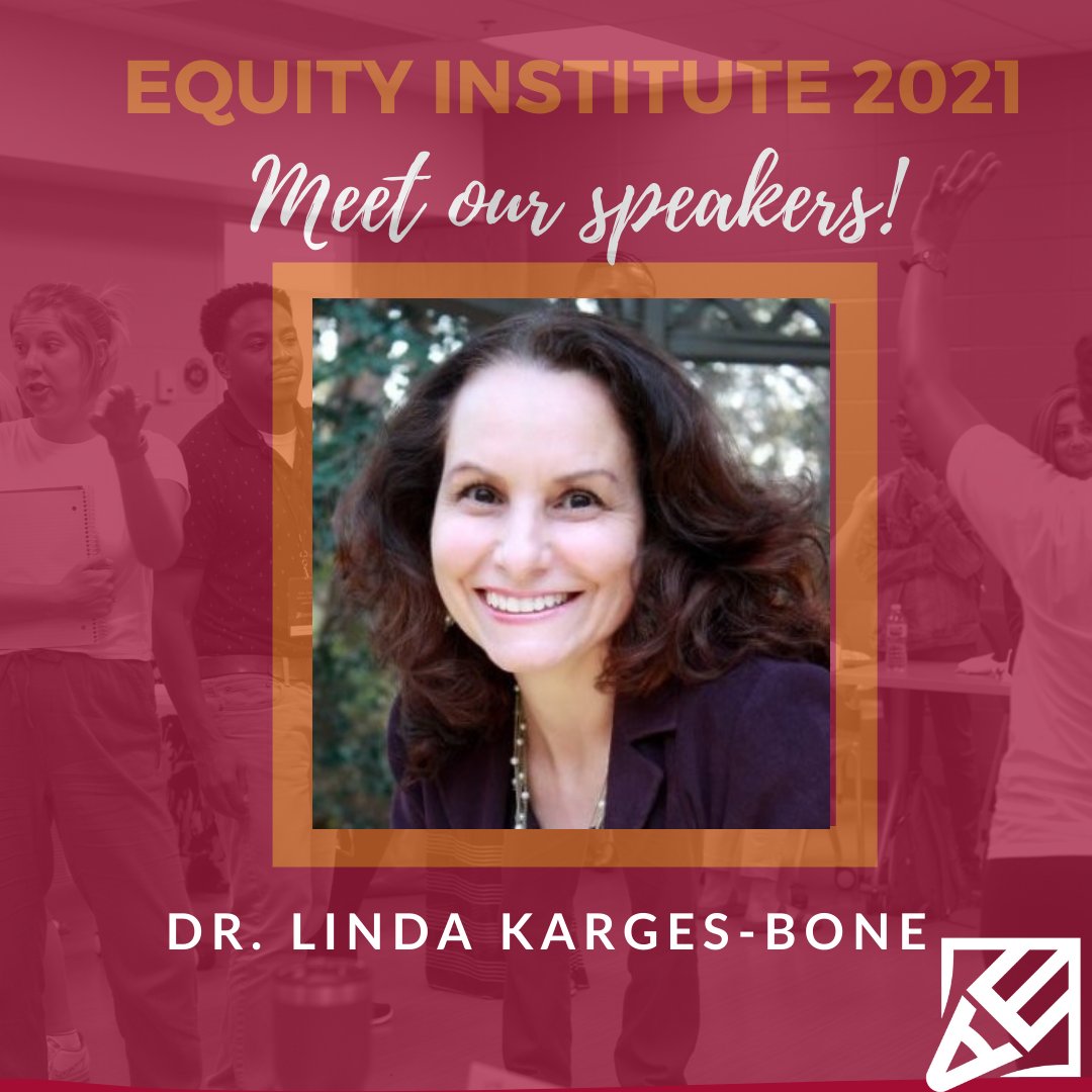 AR_AcademyforEd's tweet photo. Meet our Equity Institute Day 3 speaker--Dr. Linda Karges-Bone, a nationally recognized speaker, author, and consultant on the topics of brain-poverty dynamics, differentiated instruction, literacy, and social-emotional learning.

#EquityInstitute2021
#InsistEquity https://t.co/TtkUGvfL1o
