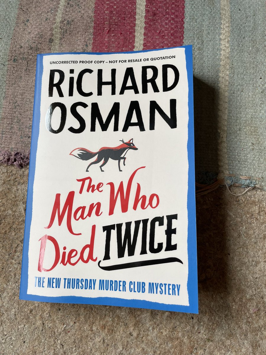 PottsStuart's tweet image. Don’t tell anyone @richardosman but my wife managed to get a copy 🤐