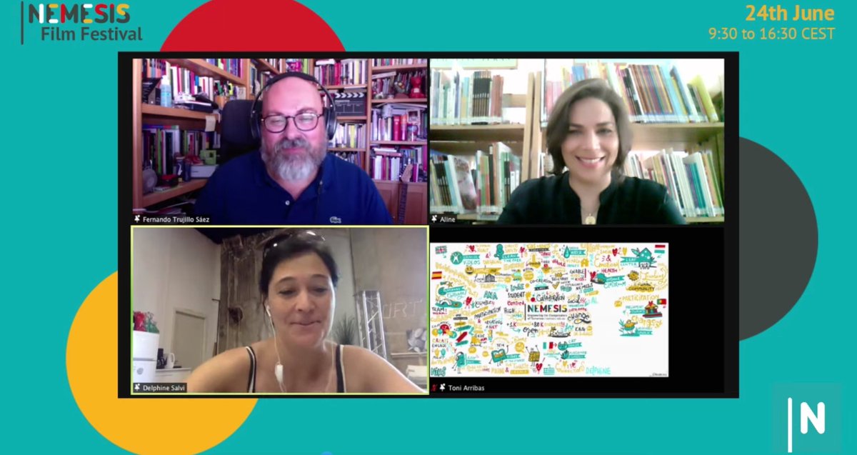 Delphine Salvi, <a href="/tetesdelart/">Les Têtes de l'Art</a>: "If I had to give a piece of advice, it would be to think another way while working with students. Letting go was an important part of our work, if we did that, students found the way to identify what they really wanted to change!"