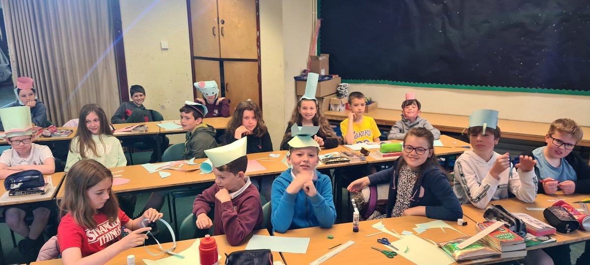 For our final STEM lesson we had to create hats that could withstand 3 seperate challenges! Great fun! #STEM
