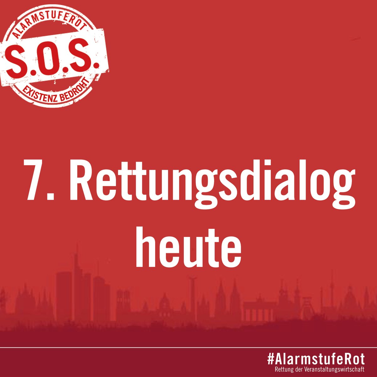 #AlarmstufeRot hat heute an Staatssekretär <a href="/Thomas_Bareiss/">Thomas Bareiß</a> und die anwesenden Regierungsvertreter aus @BMWi_Bund, <a href="/BMAS_Bund/">Bundesministerium für Arbeit und Soziales</a> und <a href="/BMF_Bund/">Bundesministerium der Finanzen</a> appelliert, die fortbestehenden Nöte der #Veranstaltungswirtschaft trotz Wahlkampf ernst zu nehmen. 

alarmstuferot.org/forderungen
