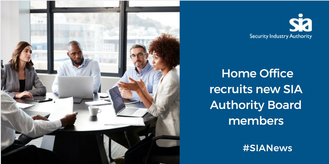 SIAuk's tweet image. Would you like to make a difference to the private security industry? The Home Office has published the application process to become an SIA Authority Member. Visit GOV.UK here: gov.uk/government/new… #SIANews