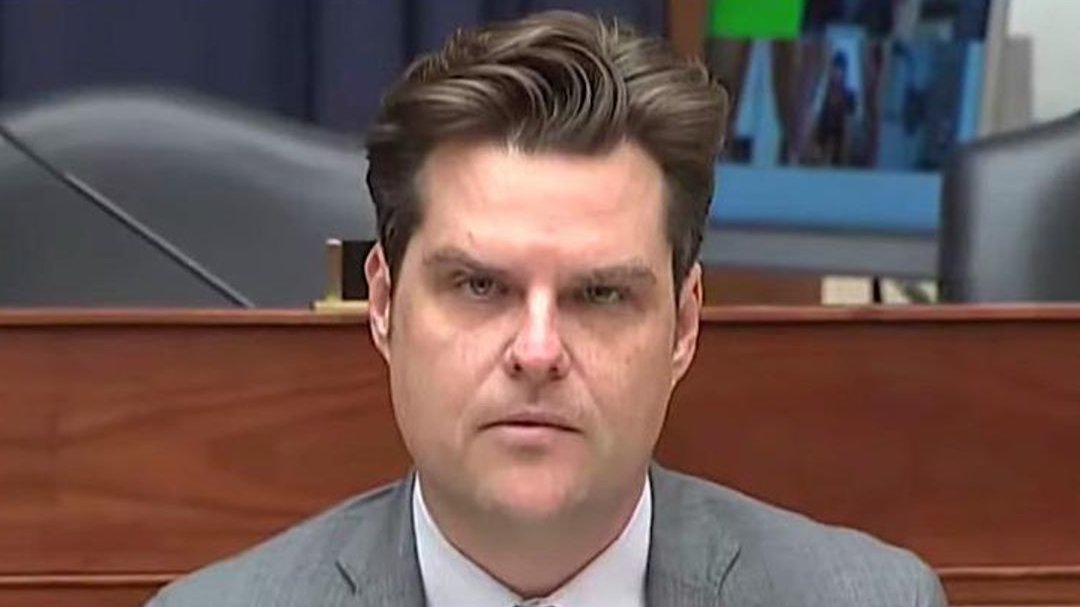 middleageriot's tweet photo. Matt Gaetz' head is the global epicenter of stupid. https://t.co/vvWP4tTwwp