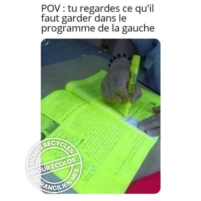 IdfEcoloMemes's tweet photo. Et tellement hâte qu'il soit appliqué surtout 🤩🤩 #Regionales2021 #EcologieSolidarite https://t.co/12oGu0HIcj