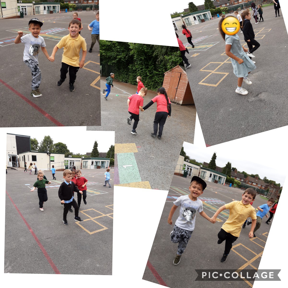timbertreeaca's tweet image. Year1 enjoying PE #jumping time