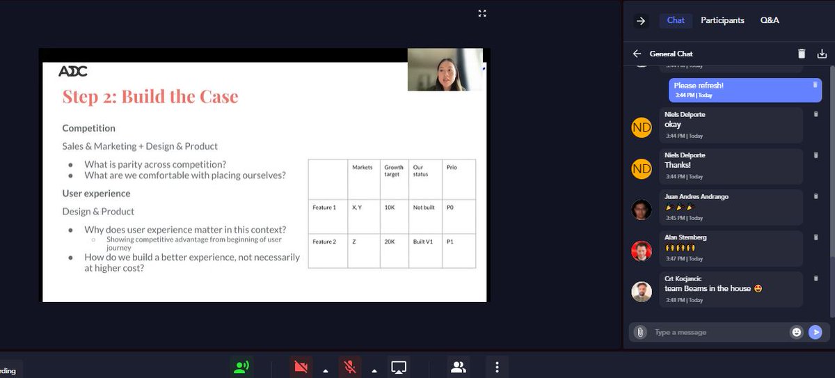 addconf's tweet image. @toniajsun / @beamsfm taking over the stage with "Making the Right Call: How to decide on and get buy-in for product rebuilds" #addc #addc2021 #addconf #addc2021