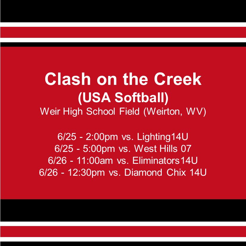 PassionSoftball_07_Skripac (@ps_07_skripac) on Twitter photo This weekend we’re in Weirton, WV for the Clash on the Creek tournament! #OurPassion <a href="/MarucciSports/">Marucci</a> <a href="/maruccisoftball/">Marucci Fastpitch</a> <a href="/passionsoftball/">Passion Softball Organization</a> This weekend we’re in Weirton, WV for the Clash on the Creek tournament! #OurPassion <a href="/MarucciSports/">Marucci</a> <a href="/maruccisoftball/">Marucci Fastpitch</a> <a href="/passionsoftball/">Passion Softball Organization</a>