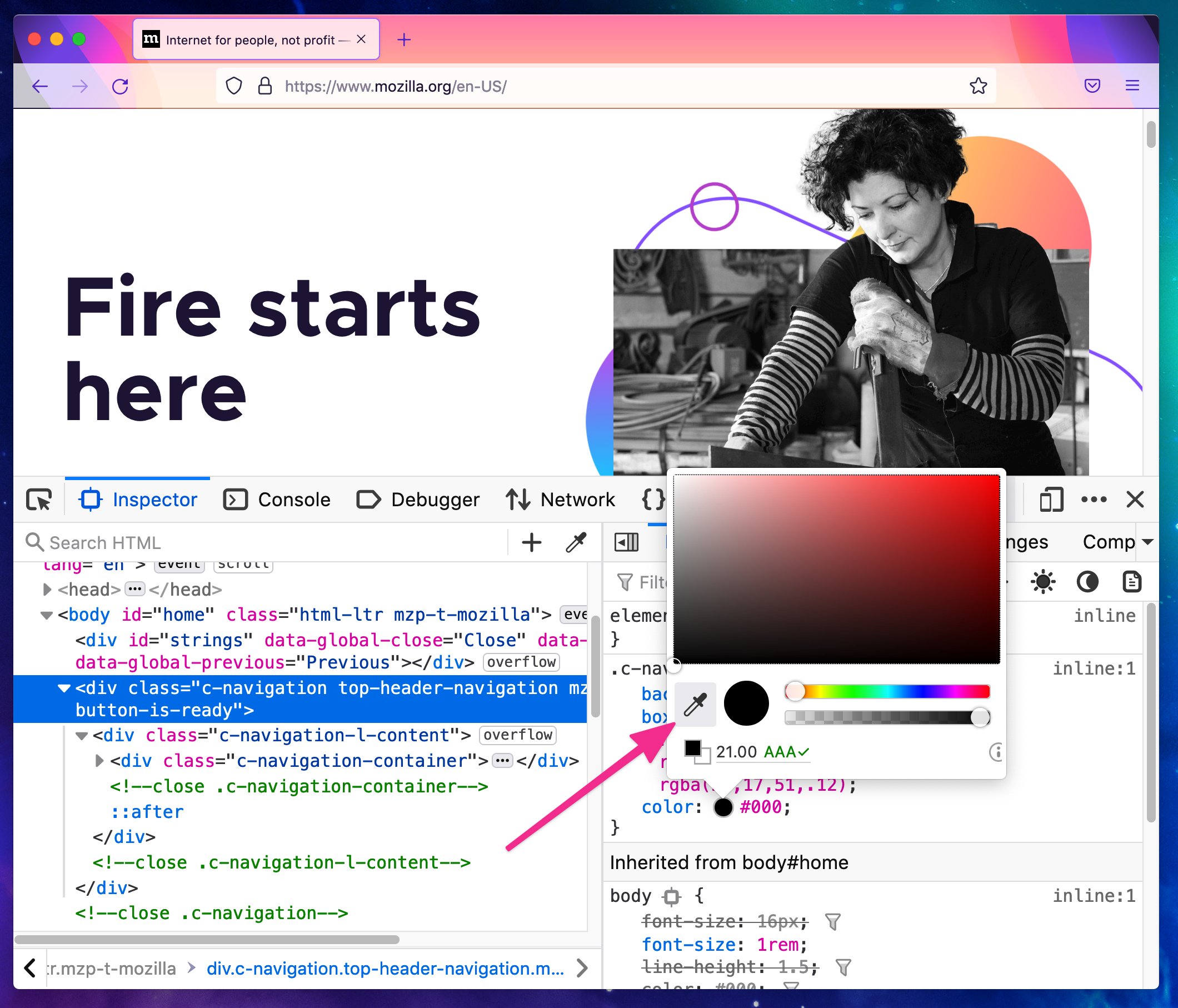 How to change navigationcontainer background color in react native
