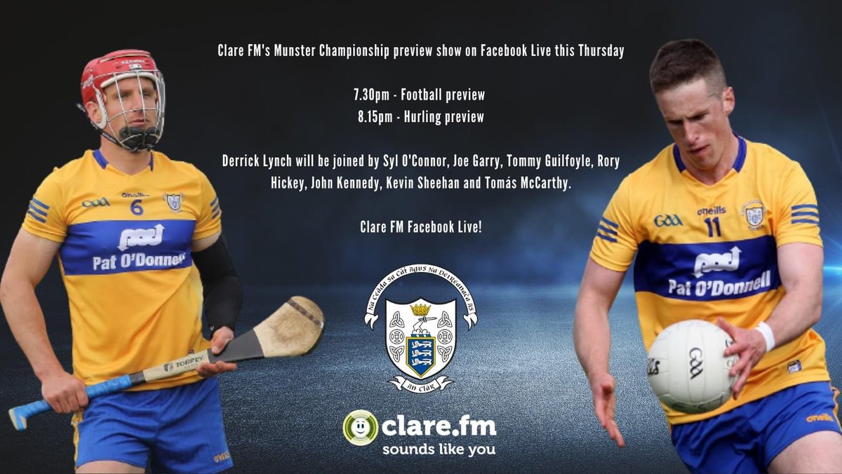 Great show lined up this evening to look ahead to the weekend. Some special guest appearances too so stay tuned for that!

Two <a href="/torpey___/">TORPEY ®</a> hurleys to give away also but you must be watching live to win!