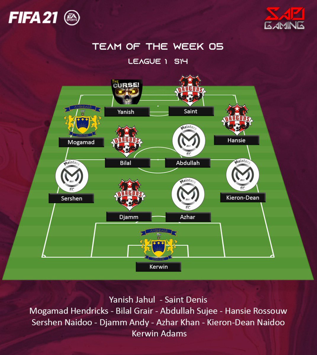 SA Pro Club League tweet media