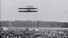 ArmySWF's tweet photo. Here's a #ThrowbackThursday for you! The US Army bought the rights to the first airplane back in 1909 from the Wright Brothers. Here's a photo of those flight trials! #SWF #ArmySoftwareFactory #ArmyFutures #AFC https://t.co/pbm1vBlbjP