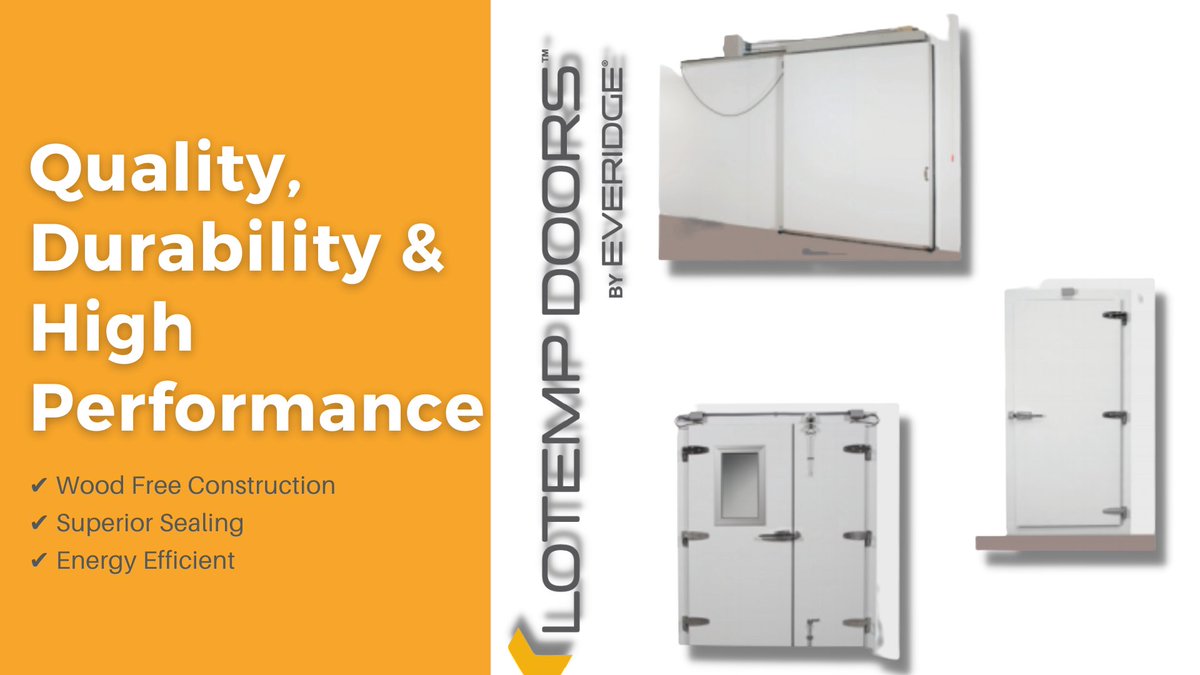 EveridgeBrands's tweet image. The LoTemp Door design incorporates the latest technology to trouble-free service. Suitable for temperature-controlled environments, including food processing, warehouses, and walk-in coolers and freezers.

everidge.com/brands/lotempd…

#Everidge #EveryStepOfTheWay #LoTempDoors