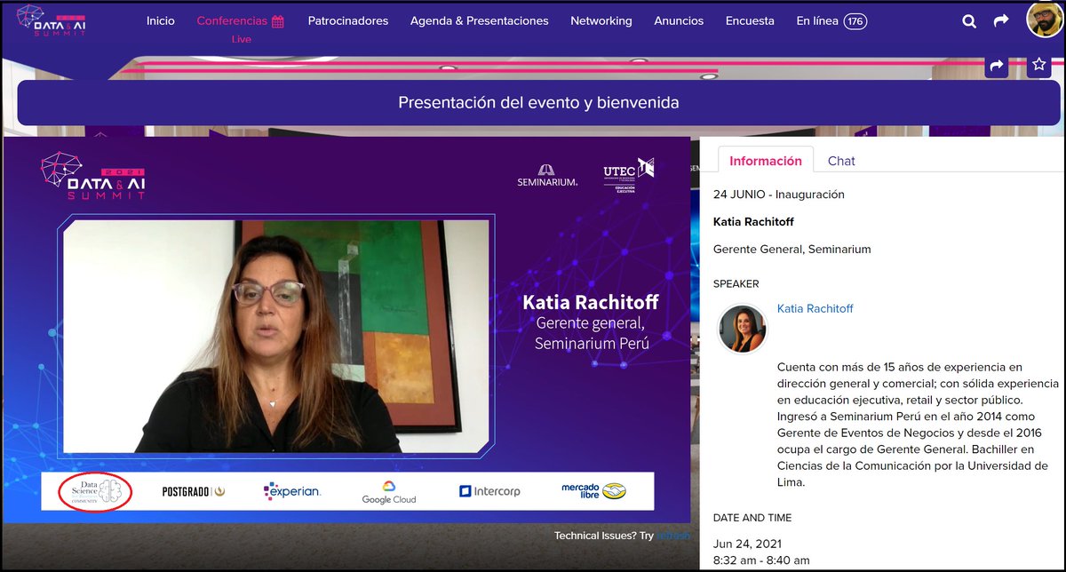 DS4BCommunity's tweet image. Y arrancamos en el #DataAISummit2021 ...
@DS4BCommunity en uno de los eventos más importantes del año