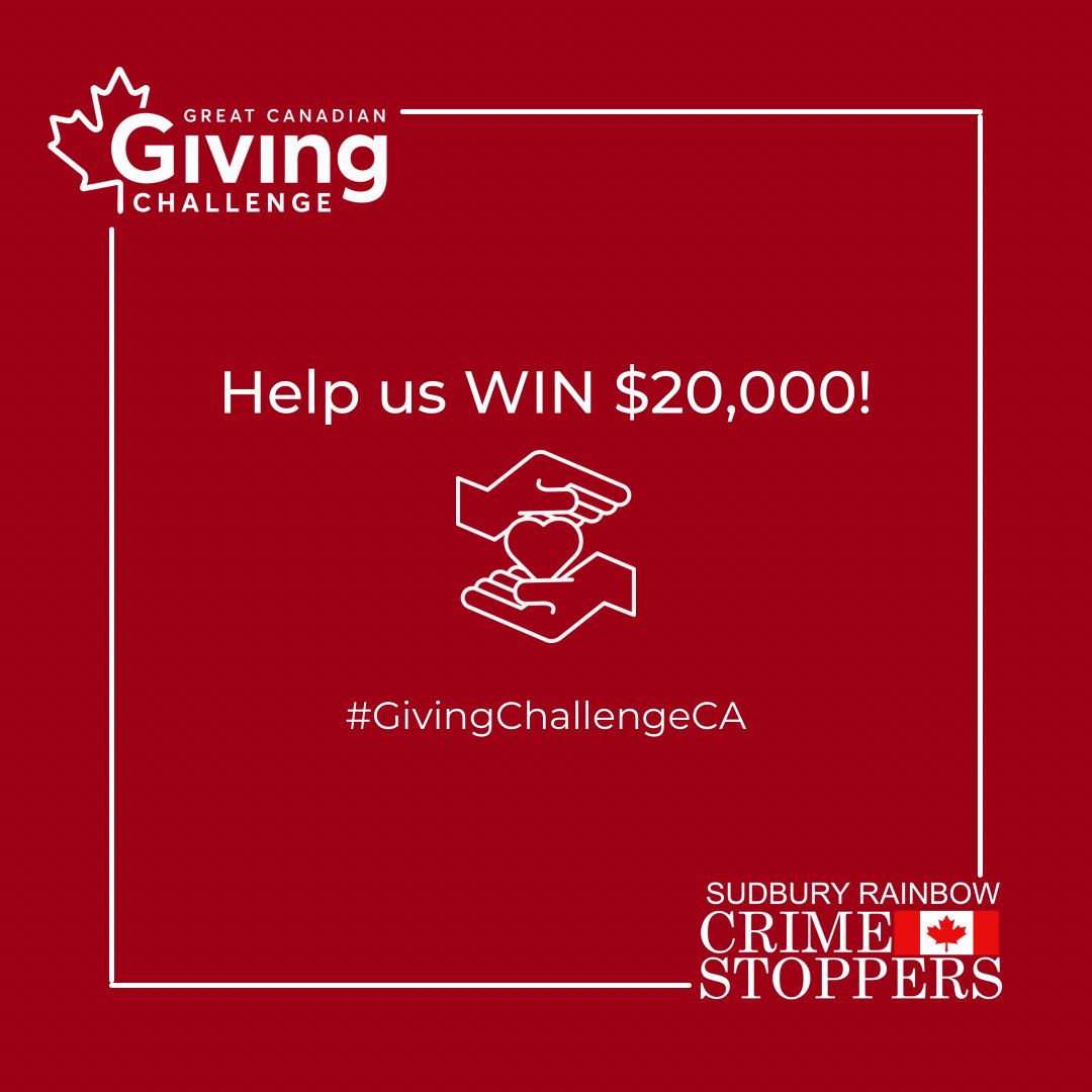 Help us win $20,000! 🇨🇦

With June coming to an end, there is still plenty of time to make a donation towards our #givingchallengeca campaign!

Every dollar donated through CanadaHelps gives us a chance to win a $20,000 donation!

Donate here: canadahelps.org/en/charities/s…