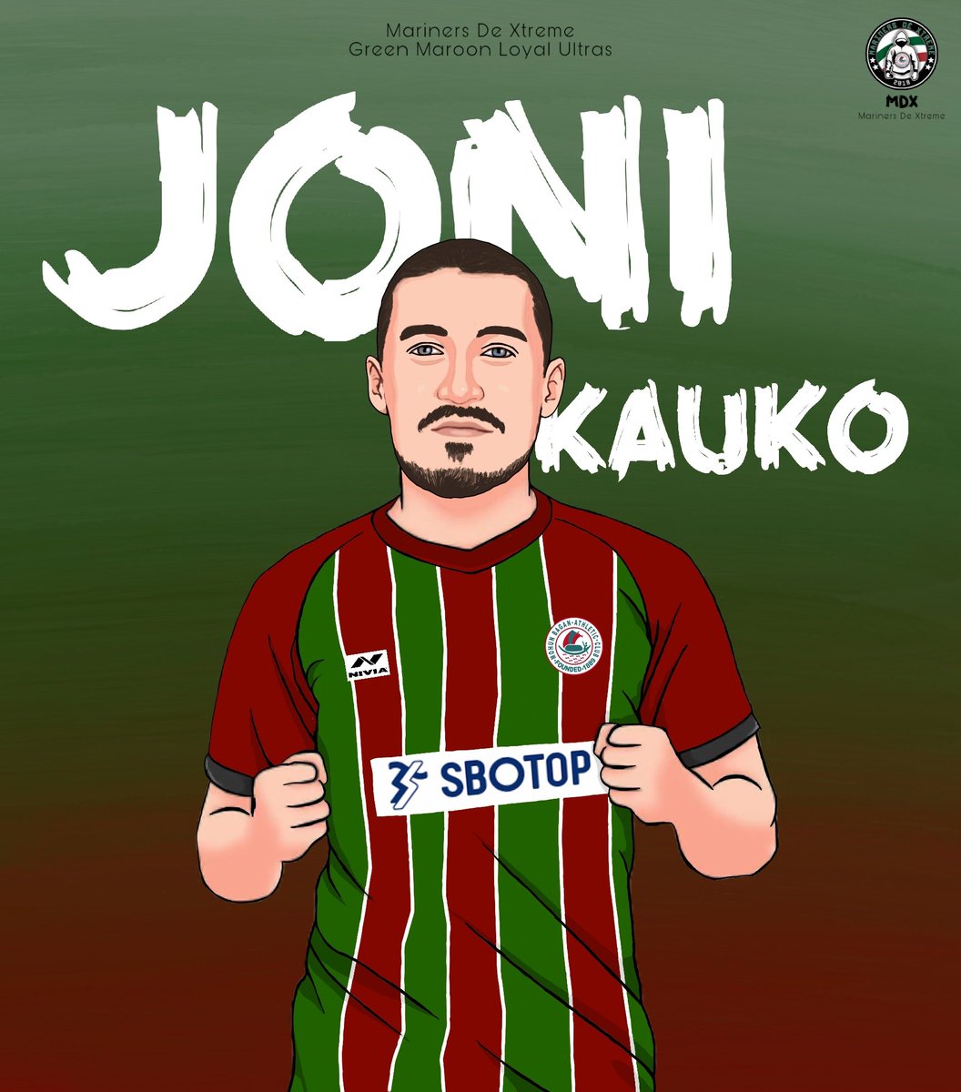 MdxOfficial2018's tweet photo. Welcome @JoniKauko to the city of Joy.Welcome to the 131+ years old heritage.Welcome to our mother club @Mohun_Bagan.Though this is a good signing @atkmohunbaganfc but Mariners will not move away from #RemoveATK as always loyalty> money #JoyMohunBagan🔴🟢
#MDX #Mariners #MBAC1889 https://t.co/ohiNMwuHbU
