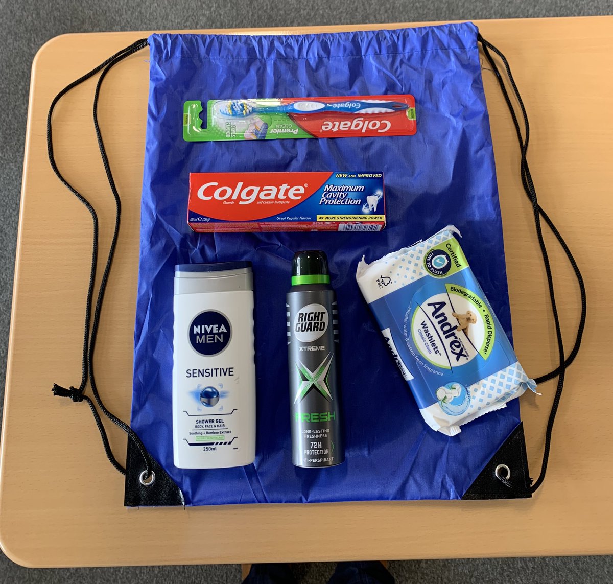 LevenmouthAc's tweet photo. Hygiene packs.
Bags of toiletries were issued to our learners today as part of our equity initiative.
Have a great summer. 😃 https://t.co/hUaEN9acsi
