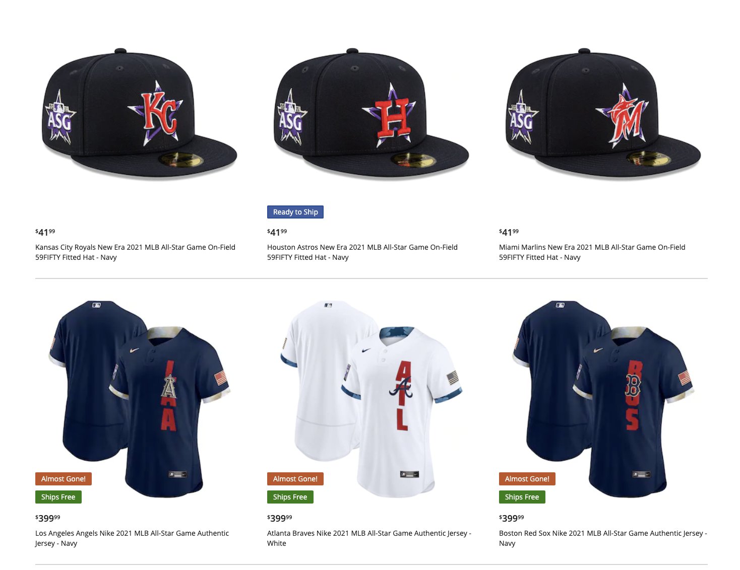 MLB debuts 2021 All-Star Game uniforms and caps