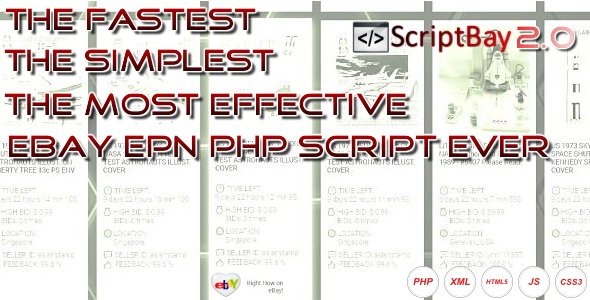 ScriptNet_IT's tweet image. Available #ScriptBay v.2.0 - The Fastest, the Simplest, the Most Effective PHP Script for eBay #EPN: Discover ScriptBay 2.0 45h.it/ebayscript