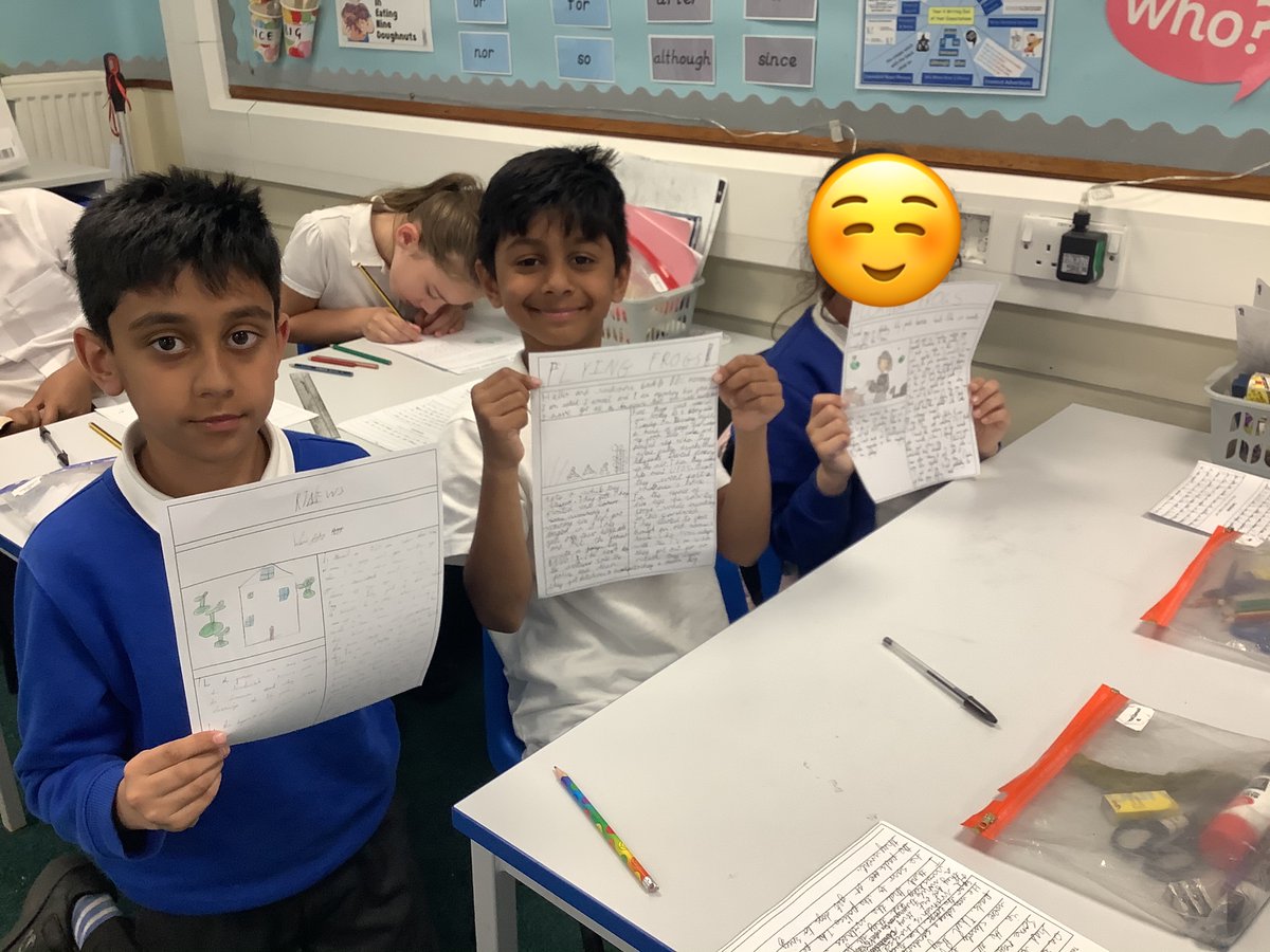 ReinwoodJuniors's tweet image. Take a look at 4L&apos;s newspaper reports and TV scripts of the strange events in the story book: Tuesday by David Wiesner. #RJSEnglish #RJSReadAllAboutIt #RJS4L