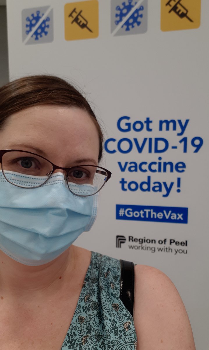 Moderna love. Thank you <a href="/regionofpeel/">Peel Region</a> for a great experience! Ready for our summer baby! ❤