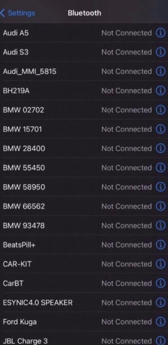why my girl got so many bluetooth options 💀