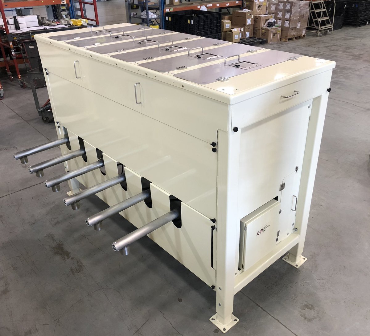 EasyAutoInc's tweet image. Finished up a pair of these 6-Bin Loss-In-Weight Micro Ingredient Systems this week! 

We would love to talk with you about your own system for your medicated or high priced ingredients.  This solution pairs efficiency with accuracy to the highest degree. 

#easyautomation