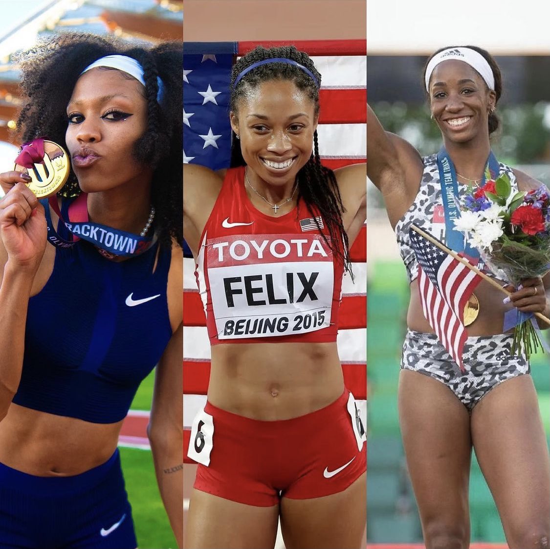 ltholland's tweet photo. I’m so excited to know that all this beautiful #BlackGirlMagic is preparing to dominate the Tokyo Olympics this year! Let’s get it ladies!!!! 💫
#ShacarriRichardson🏃🏾♀️ #SimoneBiles🤸🏽#VashtiCunningham #AllysonFelix #KendraHarrison #NaomiOsaka🏓 #SimoneManuel🏊🏽♀️ https://t.co/cAvcqBC268
