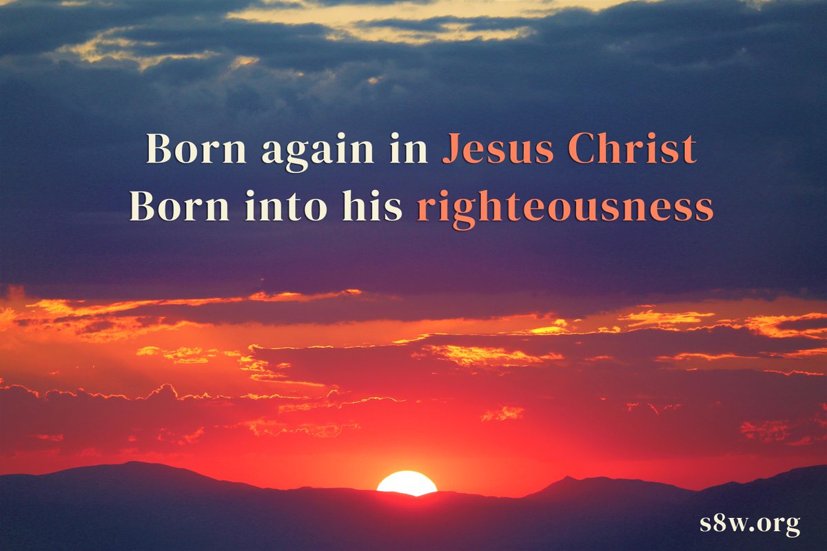 buys_monique's tweet photo. We were born in sin by our first birth, but when we are born again in Jesus Christ we are born into his righteousness, and God begins his work to restore the soul to the likeness of Christ. #reborn #Jesus #JesusChrist #righteousness #God #newlife #HolySpirit #s8w #secondcovenant https://t.co/mBptaDCXFQ