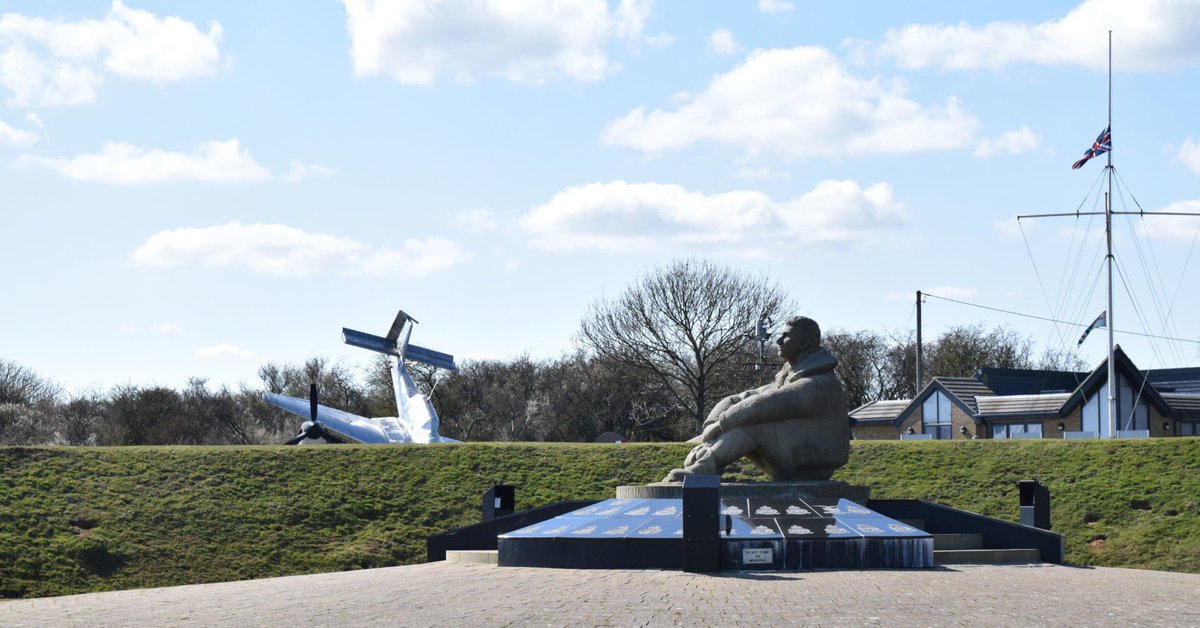folkelife's tweet photo. The skies above Folkestone were a hive of activity during the summer of 1940, the Battle of Britain. Learn more about the incredible Battle of Britain memorial near #Folkestone here: https://t.co/lSaUYmEIK6 https://t.co/I037Csba8I
