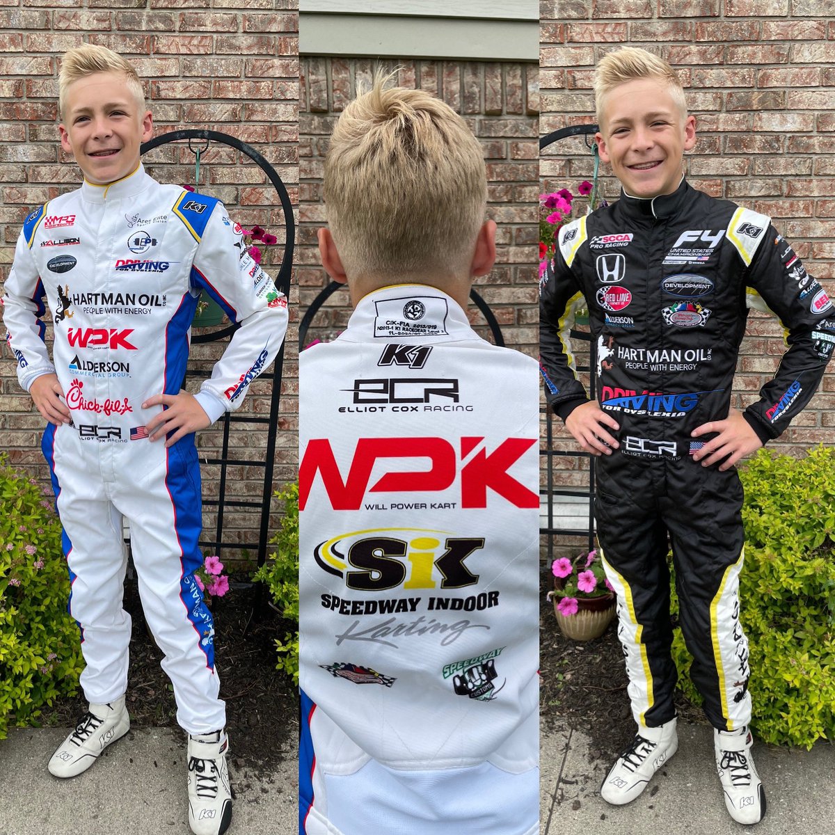 It’s a great day! The new @K1RaceGear Karting and F4 suits have arrived. Thank you for making them look amazing! Which one is your favorite?