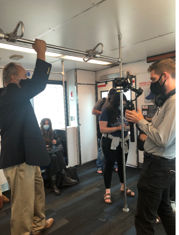Dulles_Airport's tweet photo. Had a blast recently with the outstanding #ManagerMike team shadowing me for a few hours and getting some exercise…stay tuned for their video creativity coming soon! https://t.co/ocQVAeb5S1