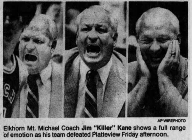 SuitUpVarsity's tweet photo. I pause in my travel log because I just found out that Jim 'Killer' Kane has a really good Wikipedia page. Interesting stuff. (Pics from 1984.) https://t.co/Mm5WiXhSU5 https://t.co/ppE2rK25hW