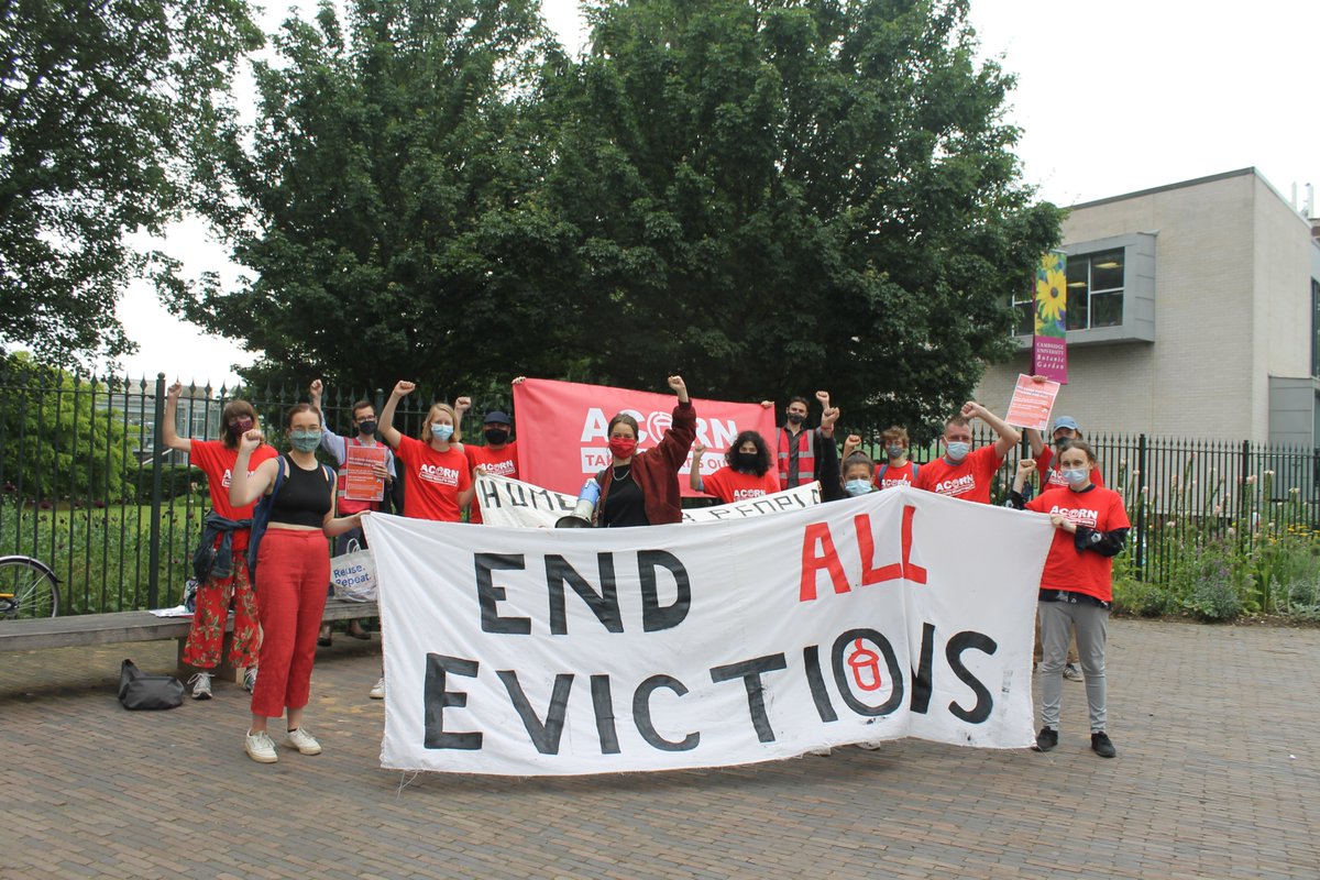 Cambridge_ACORN's tweet photo. The support we got from passersby and drivers was immense: Cambridge is a city that knows that Section 21 evictions are a leading cause of family homelessness and that they don't have to happen 🚫🚫🚫

Watch this space for the next eviction resistance training, and join ACORN 😉 https://t.co/KSMxkpHMKJ