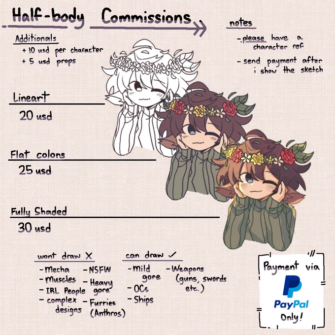 commissions open!! (will only accept until i get enough)

dm if interested! :]]] 
